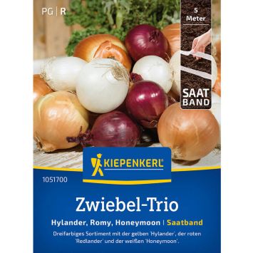 Saatband Zwiebel-Trio