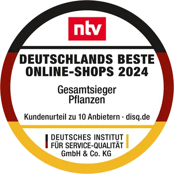 ntv/disq: Deutschlands beste Online-Shops 2024: Gesamtsieger Shop Pflanzen